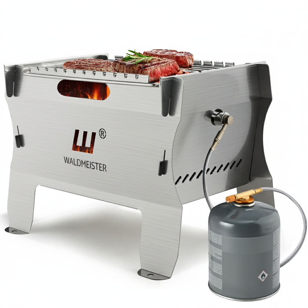 Der BruzzLee - dein mobiler & steckbarer Gasgrill