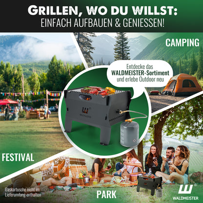 Der BruzzLee - dein mobiler & steckbarer Gasgrill