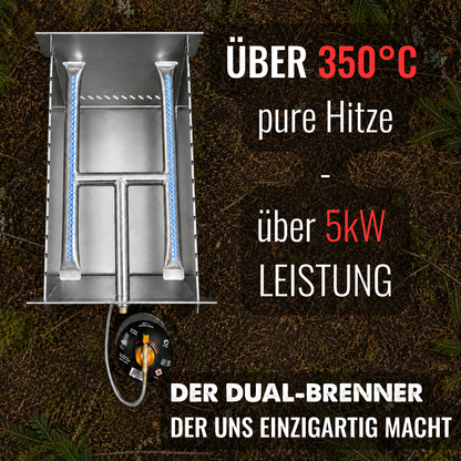 Der BruzzLee - dein mobiler & steckbarer Gasgrill für jedes Abenteuer