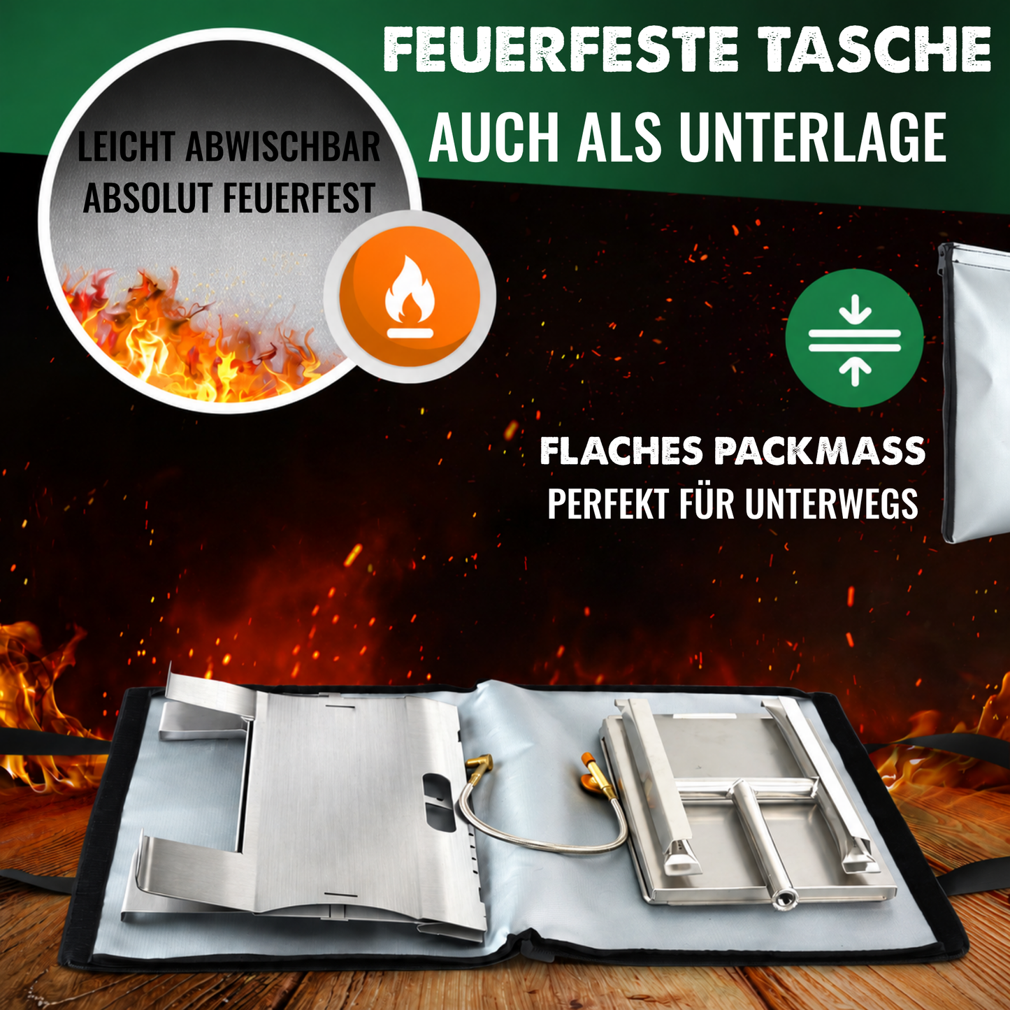 Der BruzzLee - dein mobiler & steckbarer Gasgrill für jedes Abenteuer