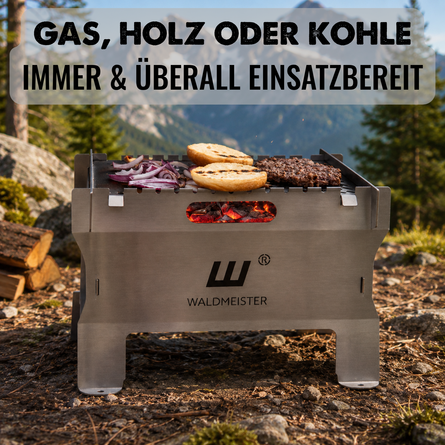 Der BruzzLee - dein mobiler & steckbarer Gasgrill für jedes Abenteuer