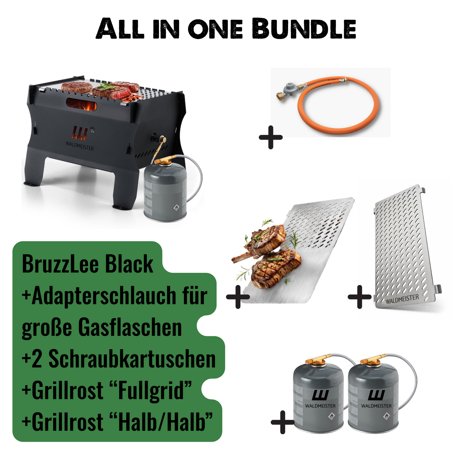 Der BruzzLee - dein mobiler & steckbarer Gasgrill für jedes Abenteuer