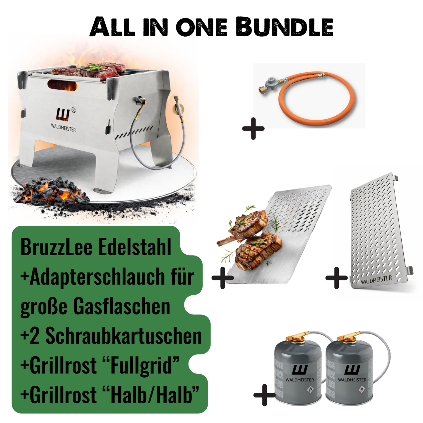 Der BruzzLee - dein mobiler & steckbarer Gasgrill für jedes Abenteuer